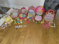 Hello Kitty Paket 2001, Hus Med Figurer & Möbler mm