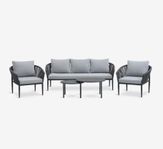 Loungeset och två extra loungefåtöljer 