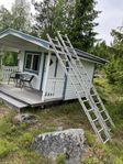 Två stegar = ca 7 meter