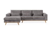 Soffa Copenhagen 4-sits Mörkgrå Manchester 