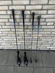 Golfklubbor vänster