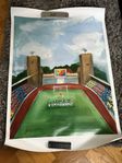 Djurgårdens minnes affisch Stockholm stadion