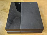 Playstation 4 med en kontroll