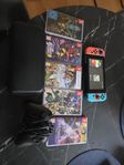 Nintendo Switch + 5 spel + tillbehör