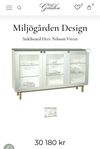 MG design Sideboard Herr Nilsson Vitrin