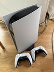 Playstation 5 + 2 kontroller