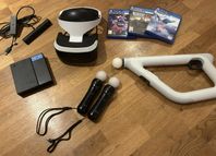 PSVR med PS5 adapter samt tillbehör