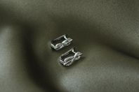 Fina nya 925 silver örhängen med cubic zirconia