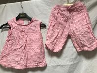 Nyskick; Trevligt Rosa sommar med Topp & Byxor strl 80-86