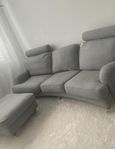 Howard soffa lyx svängd, 4 sits