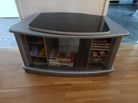 TV-bänk med roterbar skiva