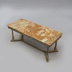 SOFFBORD, sten/metall, 1900-tal.