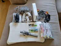 WII spelkonsol med tillbehör