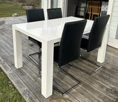 Bord vitt högblankt