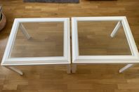 Bord m glasskiva