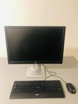 HP dataskärm, Logitech tangentbord, CORSAIR mus för gaming