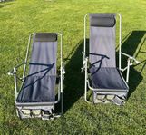 2 st Brafab Colorado strandstolar solstolar Brassestolar