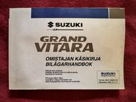 Handbok, Manual till Grand Vitara