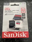 MicroSDXC kort till kamera