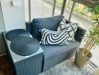 Loungegrupp Sunfun Öregrund konstrotting – bra skick!
