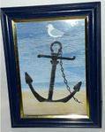 Charmig “ Anchor Beach “ i en unik kompakt canvas storle
