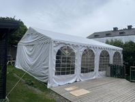 Partytält 8x8 extra högt i tak