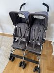 Maclaren sulky, dubbelvagn, resevagn