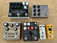 Effektpedaler (Strymon, EHX, Champion Leccy, Mooer)