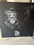 Canvastavla Smokey 140x140 cm