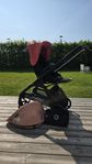 Bugaboo Dragonfly barnvagn med originaltillbehör – toppsk