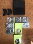 xbox one 500gb med 2st kontroller och 8st 
