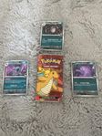 Pokémon kort+packet
