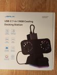 Jsaux usb-c 7-in-1 RGB Cooling Docking Station for handhelds