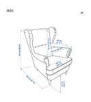 Strandmon IKEA fåtölj 