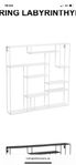 Bruka design Labyrint hylla stor