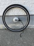 Framhjul med elmotor till Crescent