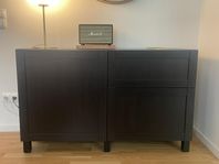 svart skänk från Ikea