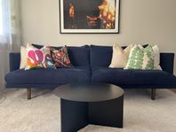 Soffa Posh living blå 3-sits