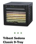 Sedona dehydrator torkugn för frukt, grönsaker, svamp m.m
