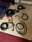 Multikablar/snake kablar (Hosa, xlr, tele)