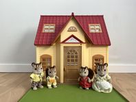 Sylvanian families hus och ekorrfamilj