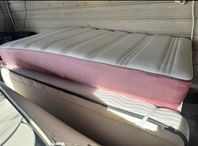 NY. Pocketresårmadrass för barn 80x160 cm, rosa sammet