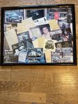 Elvis Presley – unik collage-tavla med Graceland-minnen