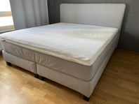 Komplett dubbelsäng från IKEA, medelhård