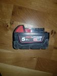 Milwaukee M18 5.0AH Batteri