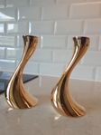   Georg Jensen Cobra Rosé Ljusstakar Ljusstake Nypris 2700: