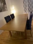 Matbord + 4 stolar