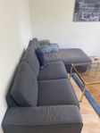Svart soffa