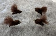 Rackelhanen brun #14 – 4pack – torrfluga öring & harr