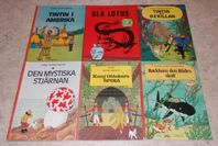 ÄLDRE TINTIN ALBUM - 1:A UPPLAGOR